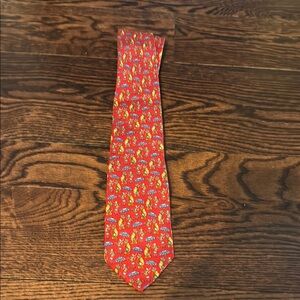 Salvatore Ferragamo Red Novelty Pattern Tie